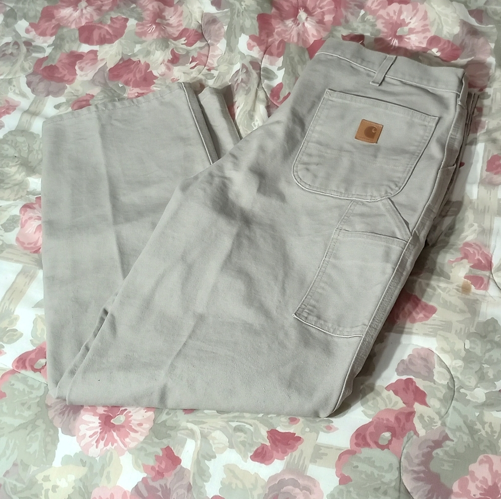 Carhartt Men's Light Gray Cargo Pants